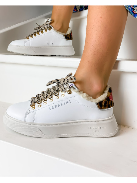 J.CONNORS White and Sand Animalier - Serafini