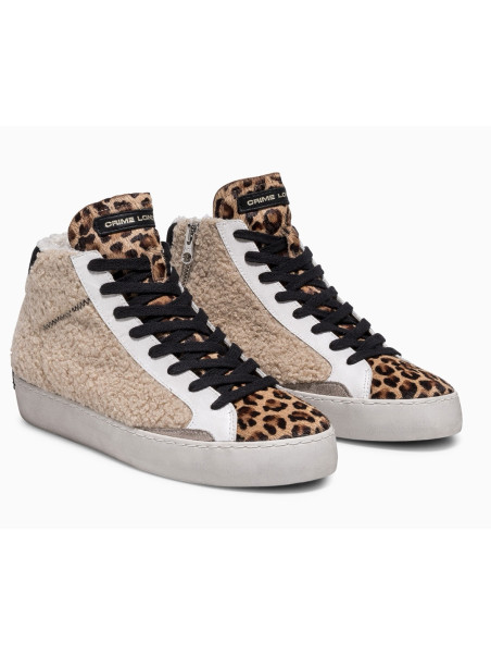 Crime London - HIGH TOP DISTRESSED
