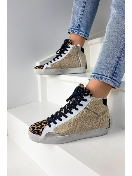 Crime London - HIGH TOP DISTRESSED
