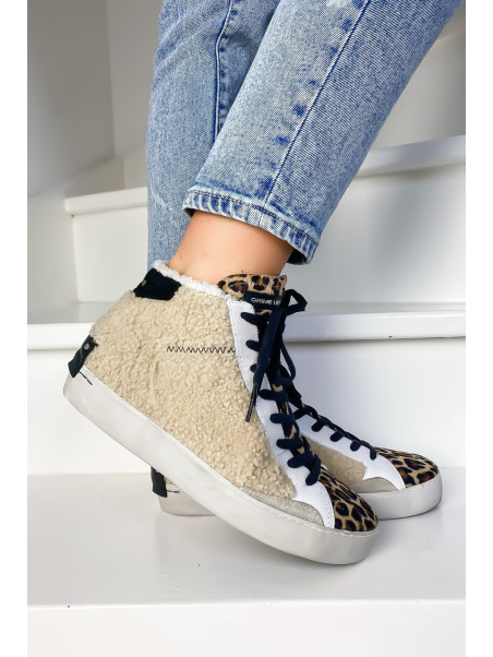 Crime London - HIGH TOP DISTRESSED