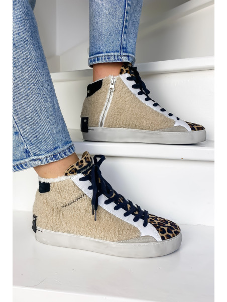 Crime London - HIGH TOP DISTRESSED