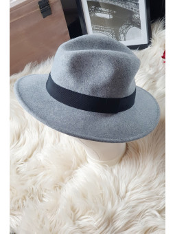 Chapeau laine gris