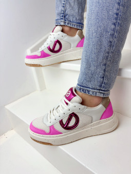No Name - Sneakers BRIDGET Pink/White
