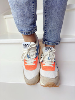 No Name - Sneakers PUNKY JOGGER Sky/Dove