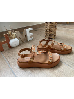 INUOVO - Sandales A96019 Camel