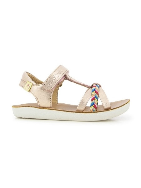 Shoo Pom - Sandales fille GOA SALOME Laminato Copper
