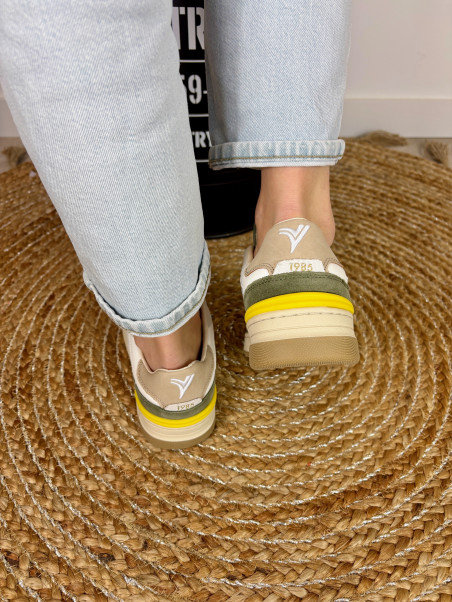 Victoria - Sneakers C80 CASUAL PATCH Kaki