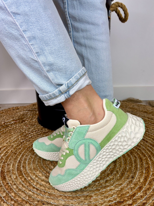 No Name - Sneakers CARTER MILKSHAKE Dove / Mint