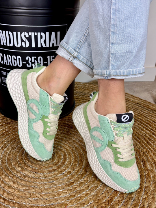 No Name - Sneakers CARTER MILKSHAKE Dove / Mint