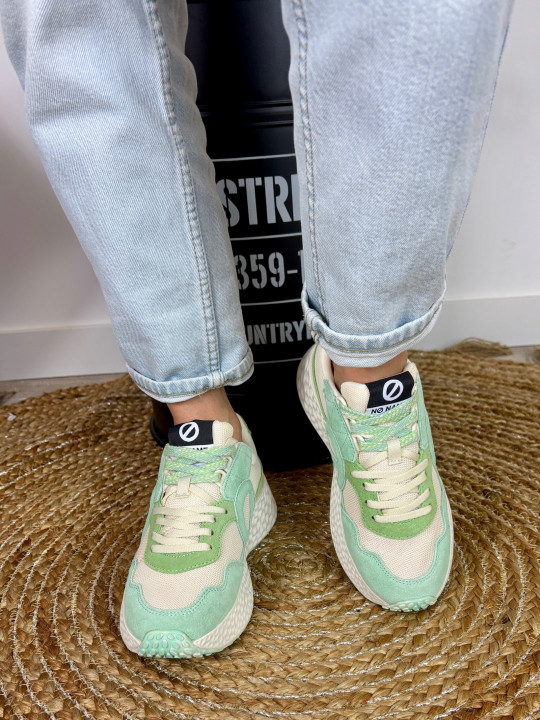 No Name - Sneakers CARTER MILKSHAKE Dove / Mint