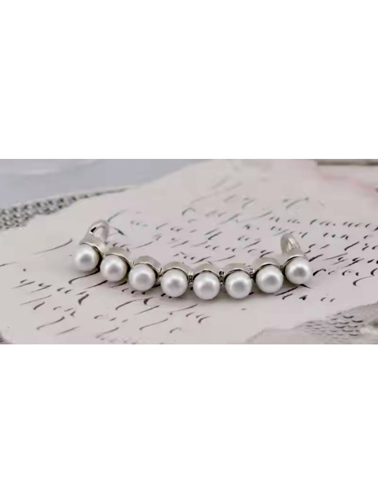 Bijou Charme pour lacets - Perles - Argent