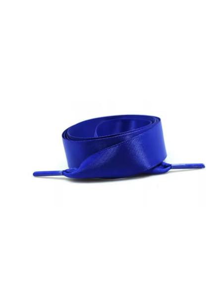 Lacets Satin Bleu - 120 cm