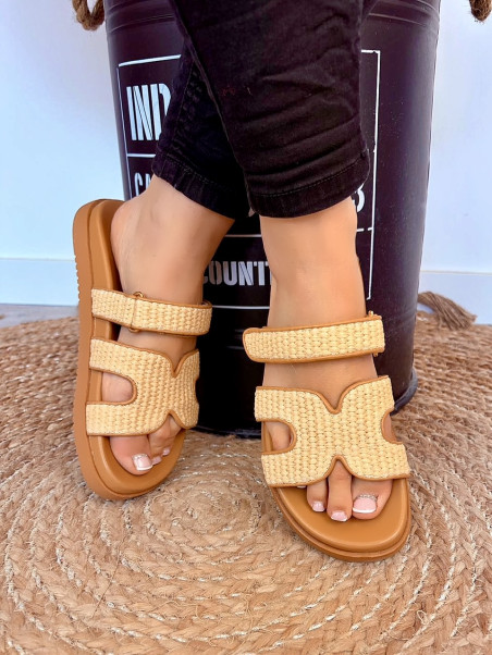 Steve Madden - Mules MISSILE Rafia Naturel