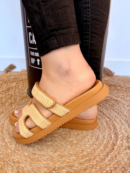 Steve Madden - Mules MISSILE Rafia Naturel