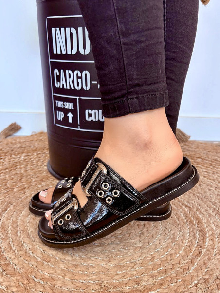 Steve Madden - Mules AGENT Noir