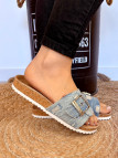 Colors Of California - Mules Denim Bleu Ciel