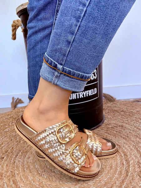Inuovo - Mules 395128 Gold