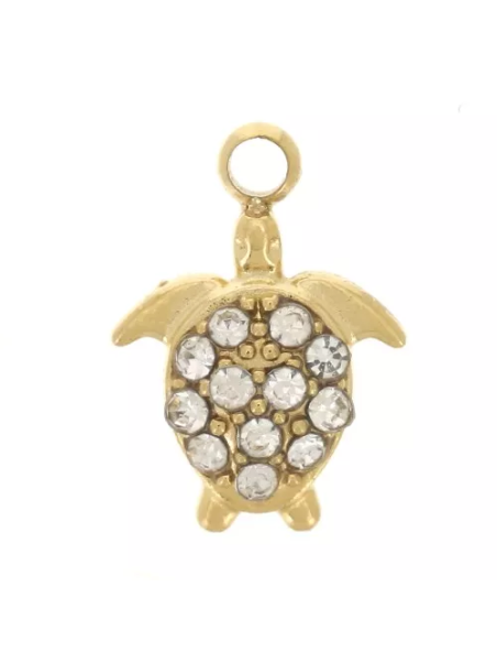 BRELOQUE - Tortue strass - Acier inoxydable