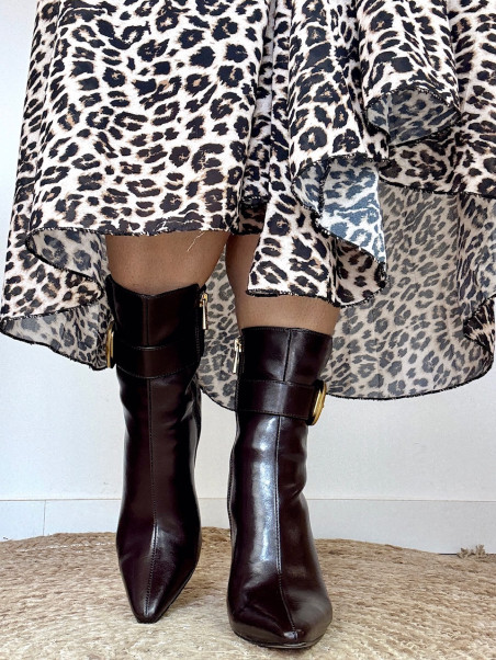 Steve Madden - Bottines STASHED Marron
