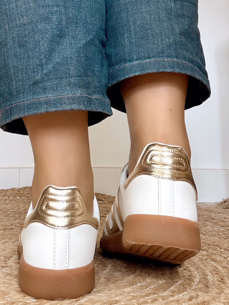Back 70 - Sneakers CLOUD 2505-18 Metallic Gold
