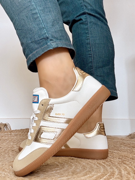 Back 70 - Sneakers CLOUD 2505-18 Metallic Gold