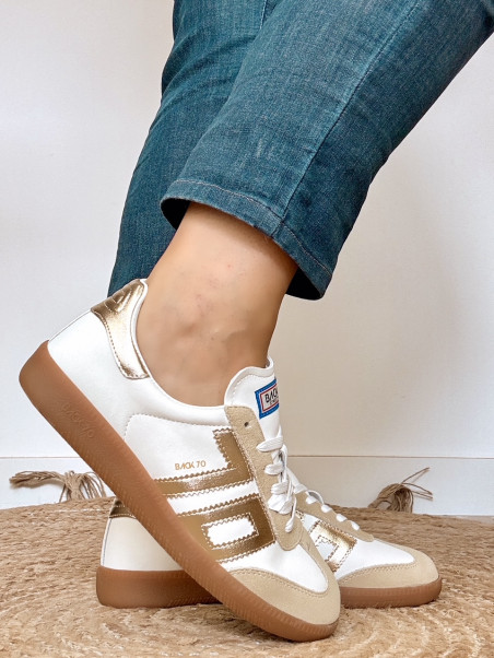Back 70 - Sneakers CLOUD 2505-18 Metallic Gold
