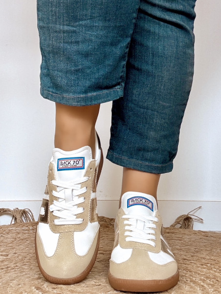 Back 70 - Sneakers CLOUD 2505-18 Metallic Gold