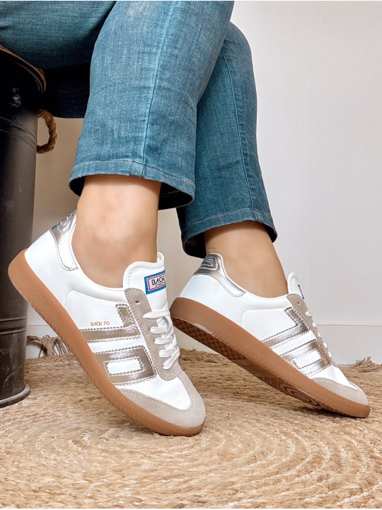 Back 70 - Sneakers CLOUD 2505-18 Metallic Silver