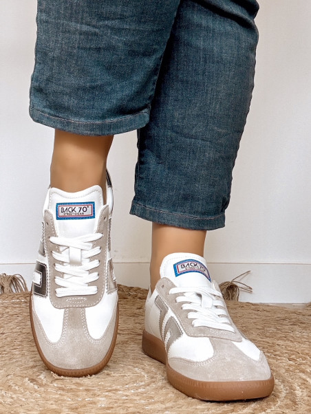 Back 70 - Sneakers CLOUD 2505-18 Metallic Silver