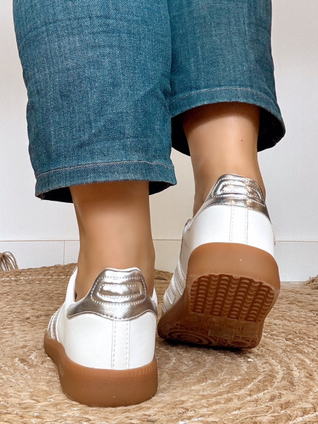 Back 70 - Sneakers CLOUD 2505-18 Metallic Silver