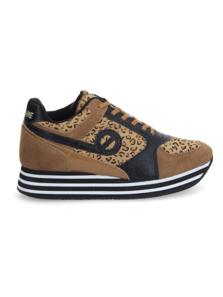 No Name - PARKO JOGGER Camel Leopard