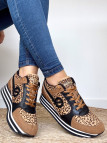 No Name - PARKO JOGGER Camel Leopard No Name - PARKO JOGGER Camel Leopard