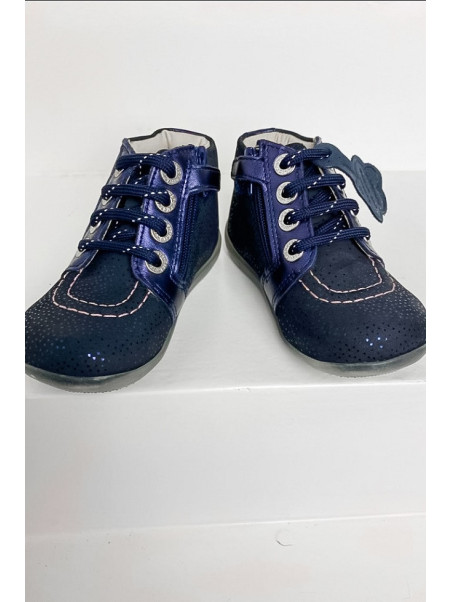 Bottines be power marine brillant - Kickers