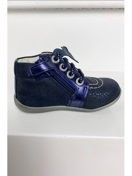 Bottines be power marine brillant - Kickers