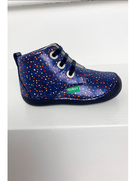 Bottines Soniza Marine Pois Multicolore - Kickers