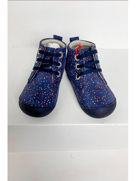Bottines Soniza Marine Pois Multicolore - Kickers