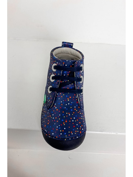 Bottines Soniza Marine Pois Multicolore - Kickers