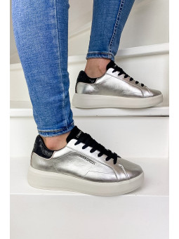 Sneakers Low Top Level Up Platinium - Crime London