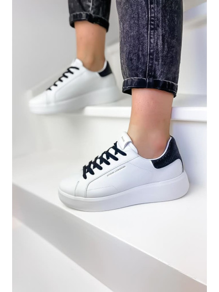 LOW TOP LEVEL UP White - Crime London