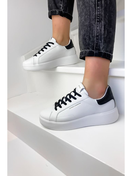 LOW TOP LEVEL UP White - Crime London